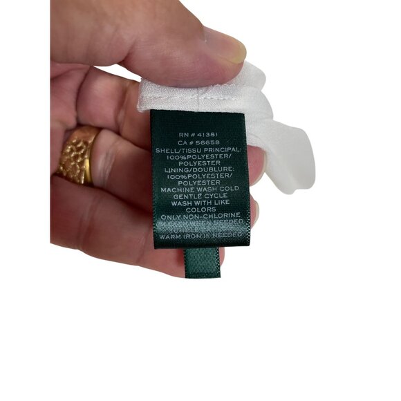 Lauren Ralph Lauren Womens yellow blue Floral Sleeveless Dress size 4P SKU 9079 - Picture 10 of 12